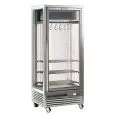 VITRINA REFRIGERADA VERTICAL PARA LA MADURACIÓN DE LA CARNE - MOD. MEAT 552 DA - ESTRUCTURA DE ALUMINIO - VENTILADO - CAPACIDAD LT. 550 - TEMPERATURA +1°/+2°C - POTENCIA W 500 - DIM cm L 79,5 x P 76 x H 201,5 - CE