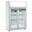 MUEBLE FRIGORÍFICO PARA BEBIDAS - MOD. DC85S - TEMPERATURA °C +1/+10 - DESESCARCHE MANUAL - Refrigeración Ventilada - CAPACIDAD Lt. 85 - DIMENSIONES Cm L 63 x P 39 x h 98