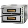 HORNO ELÉCTRICO PARA PIZZA - Mod. FML 6+6 - Panel de Control Manual - MONOFÁSICO/TRIFÁSICO - De 2 Plantas - Medidas CÁMARA DE COCCIÓN cm. L 72 x P 108 x h 14 - Potencia 18 kW - Homologación CE