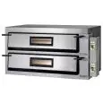 HORNO ELÉCTRICO PARA PIZZA - Mod. FMDW 6+6 - Panel de Control Digital - CÁMARA DE COCCIÓN ENTERAMENTE REFRACTARIA - MONOFÁSICO/TRIFÁSICO - De 2 Plantas - Medidas CÁMARA cm. L 108 x P 72 x h 14 - Potencia 18 kW - Homologación CE