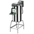 LAVADORA DE MEJILLONES Mod. LCF10 - Capacidad de carga Kg 6-10 - Producción horaria Kg/h 120 - (Equipado con plato mejillones) - ALIMENTACIÓN MONOFÁSICA o TRIFÁSICA - potencia hp 0,75 / 550W - Homologación CE