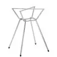 Base - color aluminio - Estructura en acero inoxidable cromado - Modelo 1647-EC1