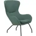Poltrona - color verde - Estructura en metal pintado, scocca imbottita rivestita en tessuto - Modelo 1659-DA1V-01