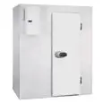 Cámara frigorífica modular - Espesor del panel cm 10 - Sin suelo - H 290 - Con n. 1 puerta de cm 80 x h 185 - Motor excluido