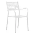 Poltroncina - color blanco - Estructura en metal pintado - Modelo 1670-UE04W