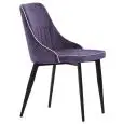 Sedia - color viola - Estructura en metal pintado, seduta e schienale imbottiti, rivestimento en velluto - Modelo 1693-F450-VI-01