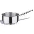 CACEROLAS TIPO FRANCÉS DE ACERO INOX 18/10 - COMPATIBLE CON COCINAS DE INDUCCIÓN