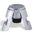 TAPA PARA CHAMPÁN DE ACERO INOX - MEDIDAS ø mm. 30x55h