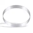 ANILLO REDONDO PARA TARTAS DE ACERO INOX - ALTURA cm. 2