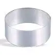 ANILLO REDONDO PARA TARTAS DE HELADO DE ACERO INOX - ALTURA cm. 6