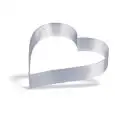 CORAZÓN DE ACERO INOX - ALTURA cm. 4,5