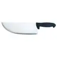 CUCHILLO DE GOLPE - Hoja de DE ACERO INOX TEMPLADO AISI 420 - MANGO DE GOMA ANTIDESLIZAMIENTO - LAVABLES EN EL LAVAVAJILLAS - Hoja de cm. 28 - PESO Kg. 1,04