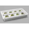 CUBETA DE GASTRONOMÍA DE MELAMINA BLANCA GN 1/1 (mm. L 530 x P 325) - RESISTENTES A LAS RUPTURAS Y SEGURAS AL CONTACTO DE CADA ALIMENTO - LAVABLES EN LAVAVAJILLAS