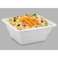 CUBETA DE GASTRONOMÍA DE MELAMINA BLANCA GN 1/6 (mm. L 176 x P 162) - RESISTENTES A LAS RUPTURAS Y SEGURAS AL CONTACTO DE CADA ALIMENTO - LAVABLES EN LAVAVAJILLAS