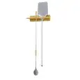 SOPORTE DE PARED PARA PALAS Y PALETAS - MEDIDAS cm. L 70 x P 17 x 15 h