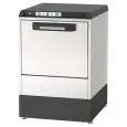 LAVAVASOS DE ACERO INOX AISI 304 18/10 - MODELO 5822 VZ - PASO ÚTIL ALTURA MÁXIMA cm 25 - CESTA REDONDA Ø cm 36 - CICLO 120" - Dosificador de abrillantador - Medidas totales cm A 42,5 x F 45,5 x h 63,6