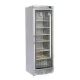 VITRINA REFRIGERADA PARA VINOS - MOD. TWS 400 - VENTILADO - TEMPERATURA °C +7/+18 - N. 1 PUERTA ACRISTALADA - ESTRUCTURA DE CHAPA BARNIZADA PLATEADO - CAPACIDAD Lt 350 - POTENCIA W 300 - ALIMENTACIÓN MONOFÁSICA 230/50HZ - DIMENSIONES cm L 59,5 x P 62 x H 