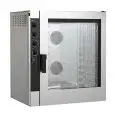HORNO ELÉCTRICO MIXTO DE CONVECCIÓN Y VAPOR DIRECTO PARA GASTRONOMÍA Y PASTELERÍA - Mod NECE102 - CONTROL ELECTROMECÁNICO - ALIMENTACIÓN TRIFÁSICA 400/3/50 - POTENCIA KW 12,6 - CAPACIDAD: 10 X (GN 1/1 ; 60X40) - Distancia entre bandejas cm 7,4 - Medidas c