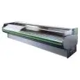 Mostrador vitrina para alimentos refrigerado - Mod POLO3 V S-S - Self service - Ventilado - Temperatura mínima de trabajo °C +0/+2 - Profundidad estante exposición: 83 cm