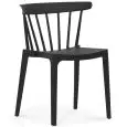 Sedia - color negro - ​Estructura en polipropileno - Modelo 1842-F28-negro