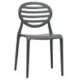SILLA TOP GIO - MOD. 2317 - Carcasa de POLIPROPILENO RECICLABLE reforzado con FIBRAS DE VIDRIO y MOLDEADA POR SOPLADO - Para INTERIORES y EXTERIORES - APILABLE - Med. cm L 49 x P 50 x H 84 - Homologación CE