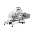 CORTADORA DE FIAMBRE VERTICAL - Mod. 33AIPVCL - Apta para carne - Alimentación MONOFÁSICA 230V/1/50Hz - Cuchilla Ø 330 - Corte útil mm 260x220 - Afilador fijo - Mayor distancia entre cuchilla y estructura para facilitar la limpieza - CE