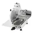 CORTADORA DE FIAMBRE VERTICAL - Mod. 35AIPVC - ADAPTA para carne - Alimentación Monofásica 230v/1/50hz - Cuchilla Ø 350 - Corte útil mm 300x250 - Afilador fijo - Homologación CE
