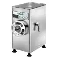 PICADORA DE CARNE PROFESIONAL REFRIGERADA DE SOBREMESA - MOD T/22REF - ESTRUCTURA DE ACERO INOXIDABLE AISI 304 - INVERSIÓN DE MARCHA - POTENCIA kW 1,1 - ALIMENTACIÓN TRIFÁSICA 230-400V/3/50 Hz - DIMENSIONES cm L 27 x P 41 x H 54,5