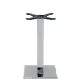 Base - color aluminio - Estructura en acero inoxidable satinado, pies regulables - Modelo 363-60321-01