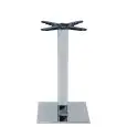 Base - color aluminio - Estructura en acero inoxidable satinado, pies regulables - Modelo 363-60321