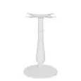 Base - color blanco - Estructura en hierro fundido pintada, pies regulables - Modelo 366-313W