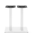 Base - color blanco - Estructura en acero pintado, pies regulables - Modelo 403-341M-W-01