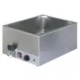MÁQUINA BAÑO MARÍA ELÉCTRICA CON GRIFO DE DESCARGA - Mod. BMCR - Cubetas no incluidas - Alimentación monofásica 230V - Potencia Kw 1,2 - Peso Kg. 7 - Medidas mm. L 340 x P 540 x h 230