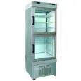 EXPOSITOR REFRIGERADO de DOS PISOS para PASTELERÍA y HELADERÍA - MOD. TEK/92 - ESTRUCTURA EXTERIOR DE ALUMINIO ANODIZADO - CRISTAL DE BAJA EMISIVIDAD - TEMP. °C +5/-25; -5/+10 - EXPOSICIÓN MONOFRONTAL - Alimentación monofásica - Potencia W 500 - REFRIGERA
