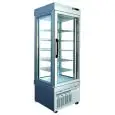 VITRINA REFRIGERADA para PASTELERÍA - MOD. TEK/17 - ESTRUCTURA EXTERIOR DE ALUMINIO ANODIZADO - CRISTAL DE BAJA EMISIVIDAD - TEMP. °C -5/+10 - Alimentación monofásica - REFRIGERACIÓN VENTILADA - CRISTAL DE EXPOSICIÓN A ELECCIÓN EN: 1, 2, 3 o 4 LADOS - Med
