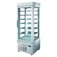 VITRINA REFRIGERADA para PASTELERÍA y HELADERÍA - MOD. TEK/16 - ESTRUCTURA EXTERIOR DE ALUMINIO ANODIZADO - CRISTAL DE BAJA EMISIVIDAD - TEMP. °C -15/-25 - Alimentación monofásica - REFRIGERACIÓN ESTÁTICA - CRISTAL DE EXPOSICIÓN A ELECCIÓN EN: 1, 2, 3 o 4