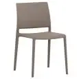 Sedia - color tórtola - Estructura en polipropileno - Modelo 462-tórtola
