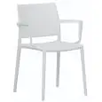 Sedia - color blanco - Estructura en polipropileno - Modelo 463-S03A-W