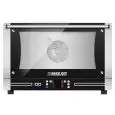 HORNO ELÉCTRICO MIXTO DE CONVECCIÓN CON VAPOR Y MANDOS DIGITALES - Cod. BISTROT 464D - PARA PASTELERÍA Y PANADERÍA - Capacidad bandejas n. 4 cm 60X40 - Potencia kW 6,5 - Alimentación 230/400 V 50/60 Hz - Temperatura max °C 270 - Medidas exteriores cm.  L 