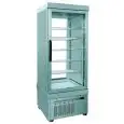 VITRINA REFRIGERADA para PASTELERÍA - MOD. TEK/20 - ESTRUCTURA EXTERIOR DE ALUMINIO ANODIZADO - CRISTAL DE BAJA EMISIVIDAD - TEMP. °C +2/+10 - Alimentación monofásica - REFRIGERACIÓN ESTÁTICA - CRISTAL DE EXPOSICIÓN A ELECCIÓN EN: 1, 2, 3 o 4 LADOS - Medi