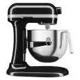AMASADORA PLANETARIA KITCHENAID - Mod K6N Heavy Duty Nera - Estructura de metal - N 1 cuba Lt 6,6 - Potencia 375 W  - Alimentación monofásica 220-240V - Medidas cm L 28,7 X P  37,1 X h 41,9