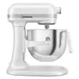 AMASADORA PLANETARIA KITCHENAID - Mod K6W Heavy Duty Bianca - Estructura de metal - N 1 cuba Lt 6,6 - Potencia 375 W  - Alimentación monofásica 220-240V - Medidas cm  L 28,7 X P  37,1 X H 41,9