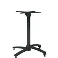 Base - color negro - Estructura apilable en aluminio pintado con accessorio pieghevole e pies regulables - Modelo 611-F3N-01