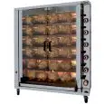 Asador de Pollos de Gas - mod. 6ASG - Capacidad de Pollos: 24 - 36 - Capacidad de Espadas: 6 (no incluidas) - Quemadores: 6 - Potencia: 42 kw - Dimensiones A 1160 x F 450 x H 1290 mm - Peso 119 kg - CE