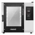 HORNO ELÉCTRICO MIXTO DE CONVECCIÓN Y VAPOR CON MANDOS EN PANTALLA TÁCTIL - Cod. BISTROT 665E - PARA PANADERÍA Y PASTELERÍA - Capacidad bandejas n. 6 cm 40X60 o GN 1/1 - Potencia kW 10 - Alimentación 230 V 50/60 Hz  - Temperatura max °C 270 - Medidas exte