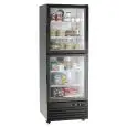 Expositor refrigerado combinado TN + BT con una capacidad de 430 litros y una temperatura de 0°C a +10°C y de -18°C a -23°C Bartscher 700898