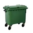 Cubo de basura exterior con ruedas capacidad lt 660 Medial Mod 766643
