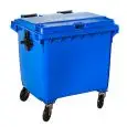 Cubo de basura exterior con ruedas capacidad lt 1100 Medial Mod 766662