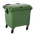 Cubo de basura exterior con ruedas capacidad lt 1100 Medial Mod 766663
