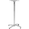 Base - color aluminio - Estructura en aluminio apilable con accessorio pieghevole e pies regulables - Modelo 774-HF3G-01